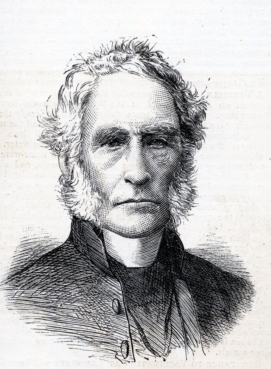 Oikea pastori Alfred Ollivant (1798-1882) Kuvitus Graphicista 13. tammikuuta 1883 tekijältä English School