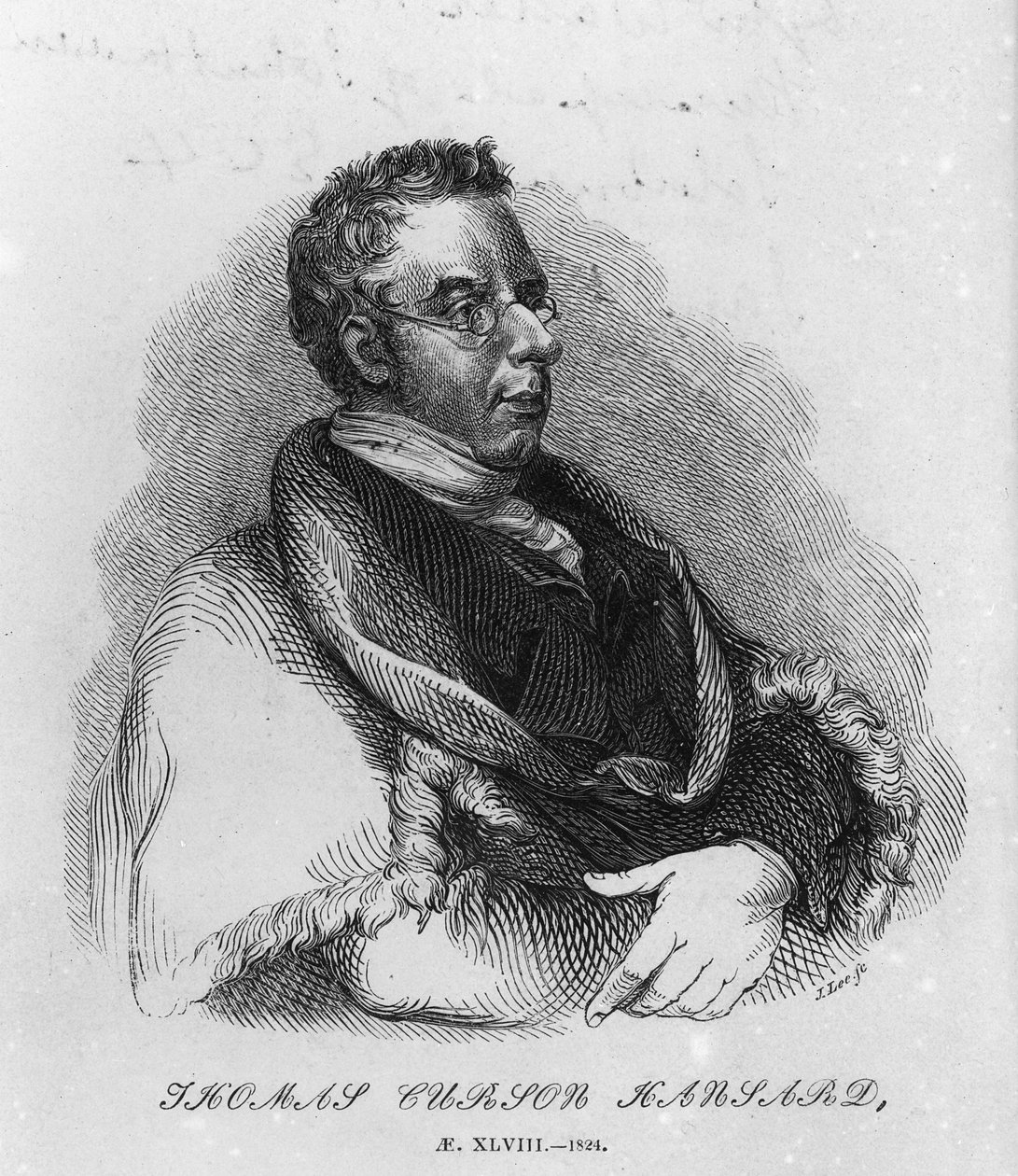 Thomas Curson Hansard, 1824 tekijältä English School