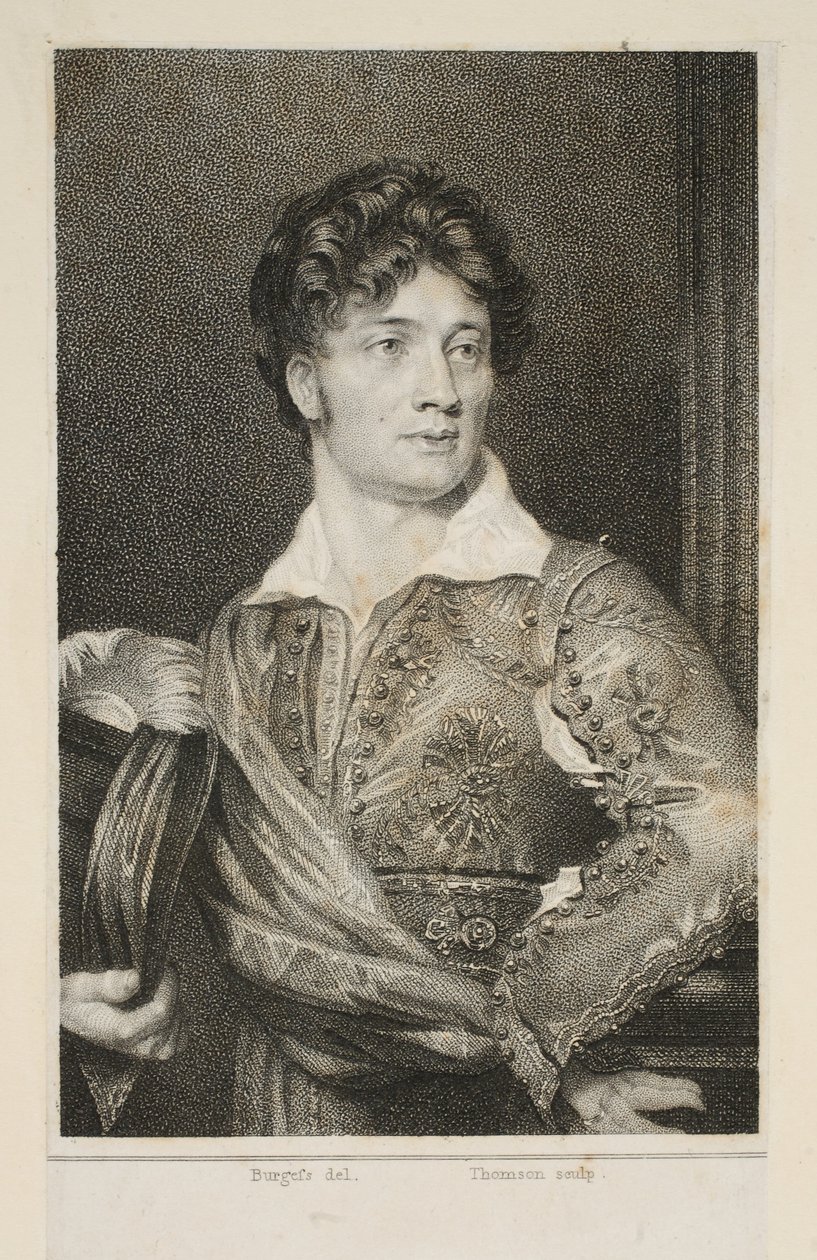 Thomas Simpson Cooke Don Carlosina Linleyn The Duenna-pubissa. 1818 (pistekaiverrus) tekijältä English School