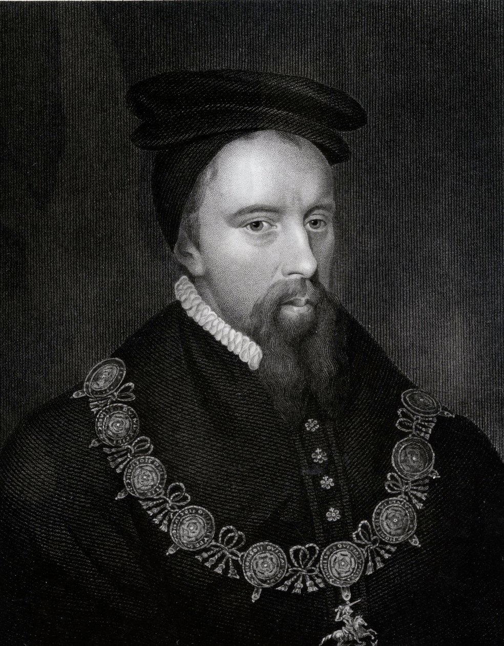 Thomas Stanley (1435-1504) Derbyn ensimmäinen jaarli, 1838 tekijältä English School