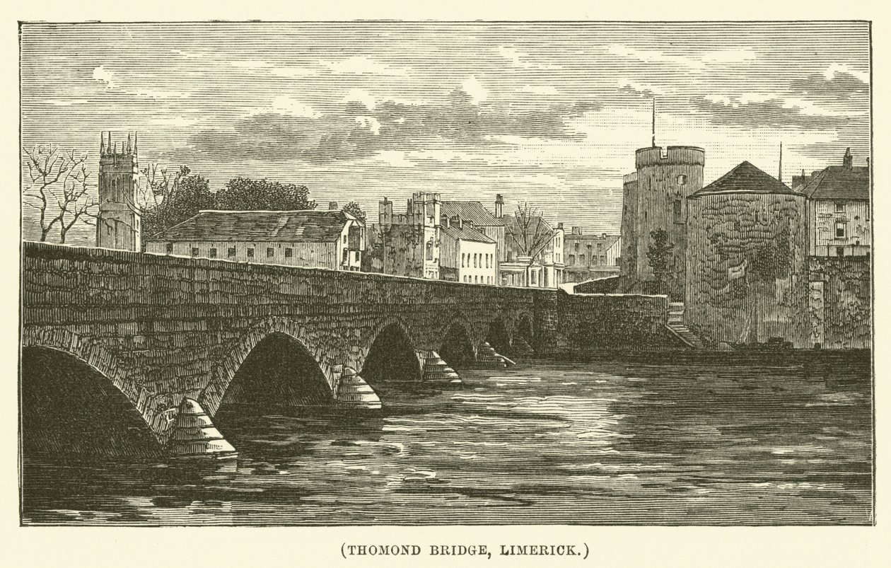 Thomond Bridge, Limerick (kaiverrus) tekijältä English School