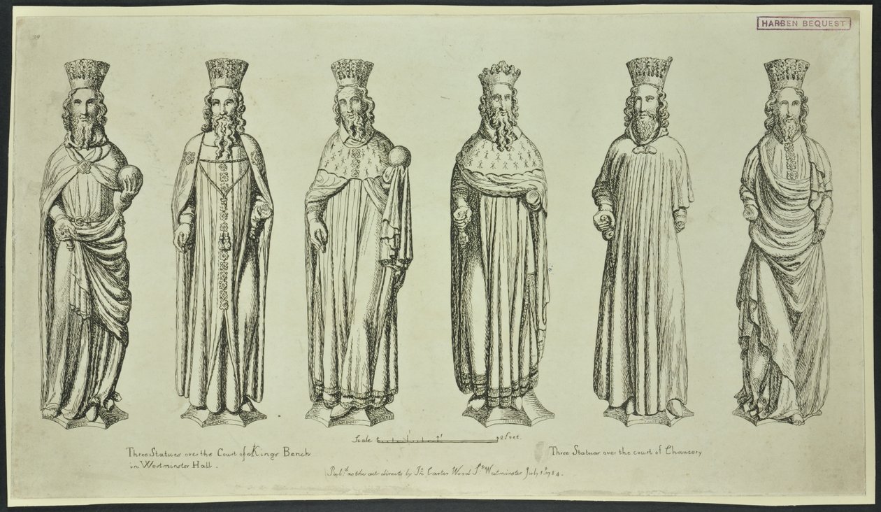 Kolme patsasta Court of King