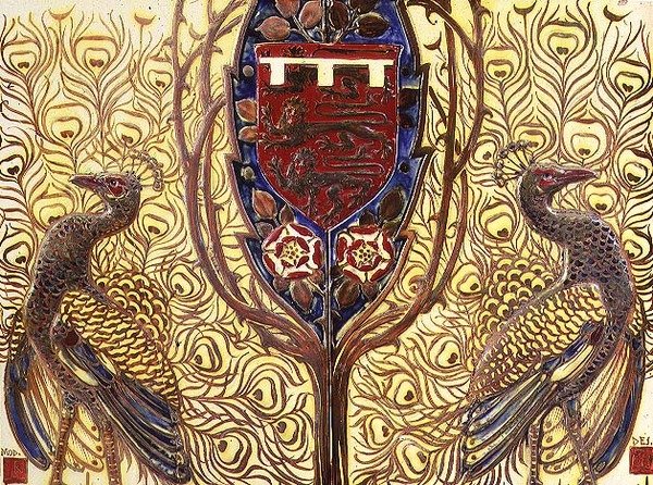 Tile, Pilkington Royal Lancastrian Pottery, perustettu 1892 (keraaminen) tekijältä English School