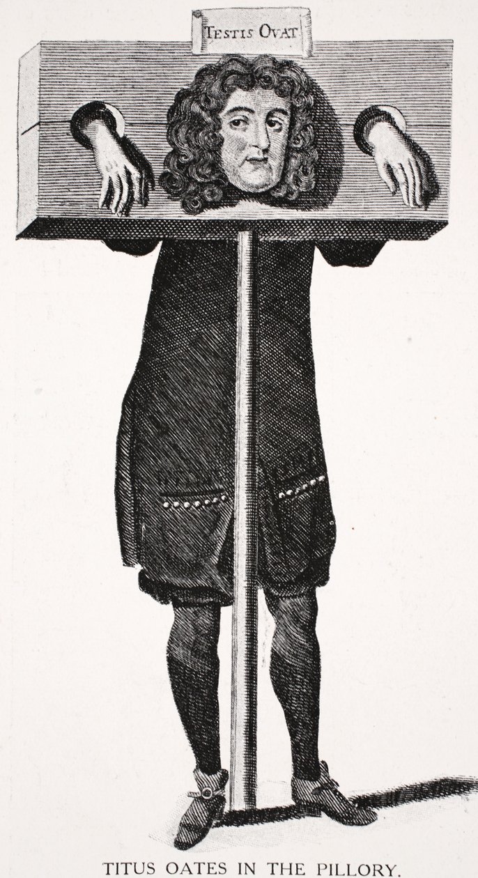 Titus Oates pylväässä tekijältä English School