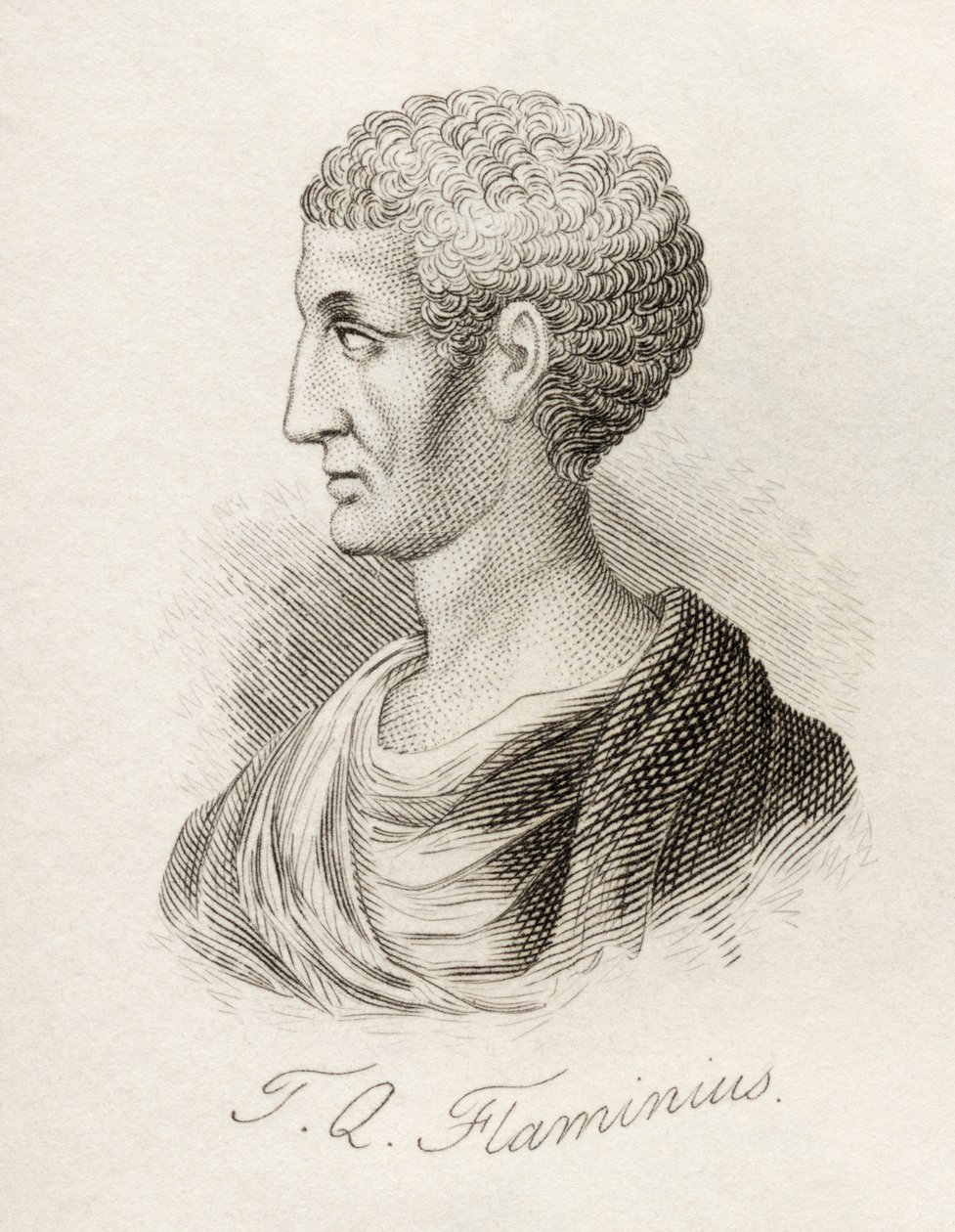Titus Quinctius Flamininus, Crabbin historiallisesta sanakirjasta, julkaistu 1825 tekijältä English School
