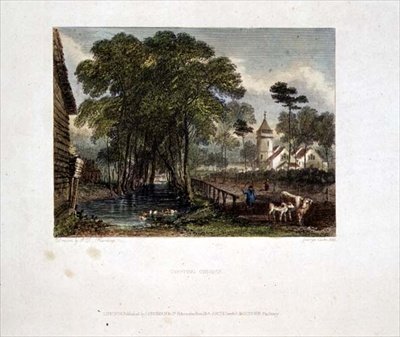 Tooting Church, kaiverrus J D Harding & G Cooke tekijältä English School