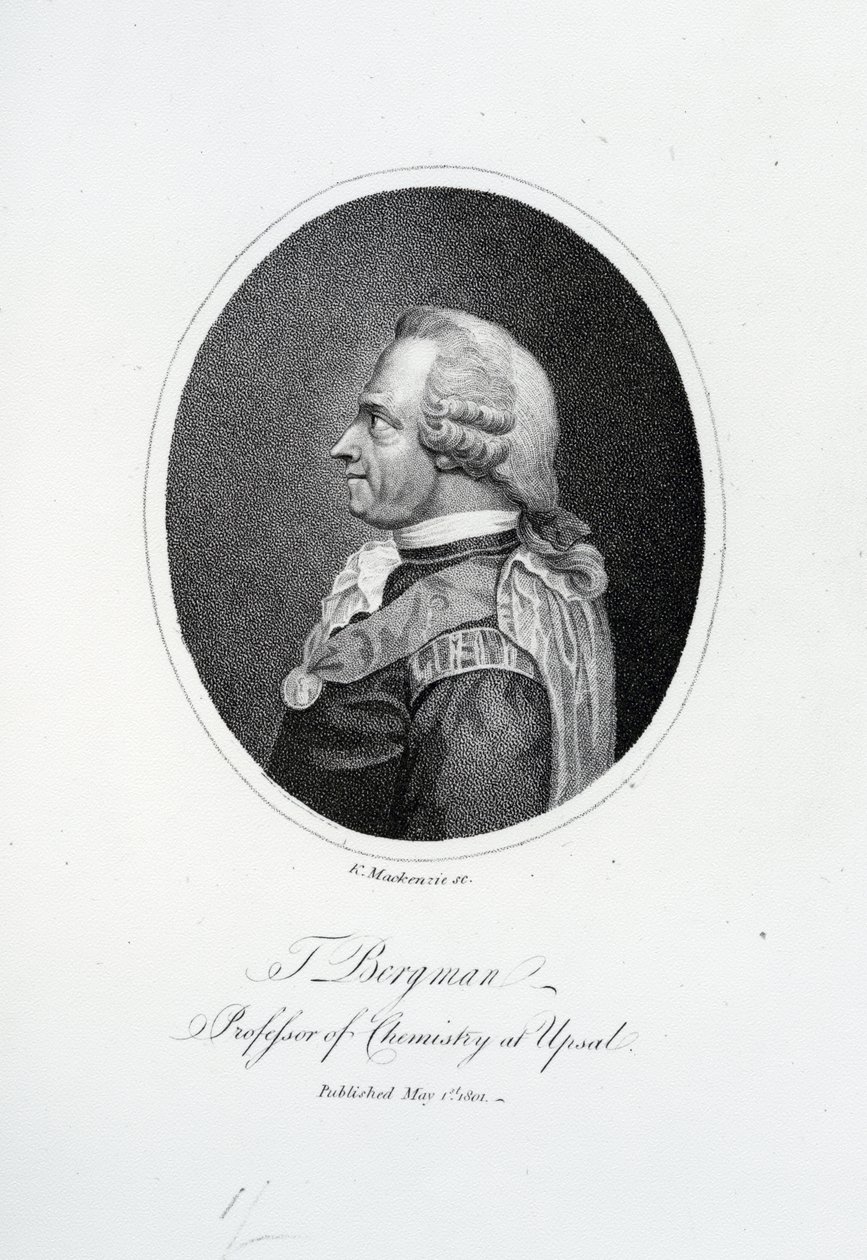 Torbern Olof Bergman, kaiverrus K. Mackenzie, 1801 tekijältä English School
