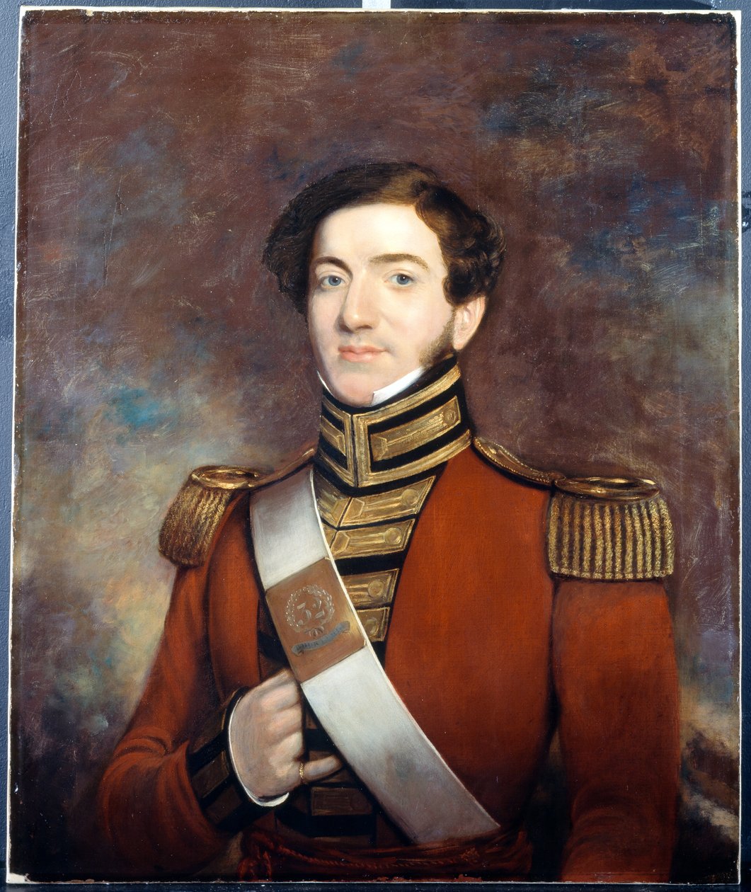 Tuntematon upseeri, 32. rykmentti (Bengal) syntyperäinen jalkaväki, n. 1828 tekijältä English School