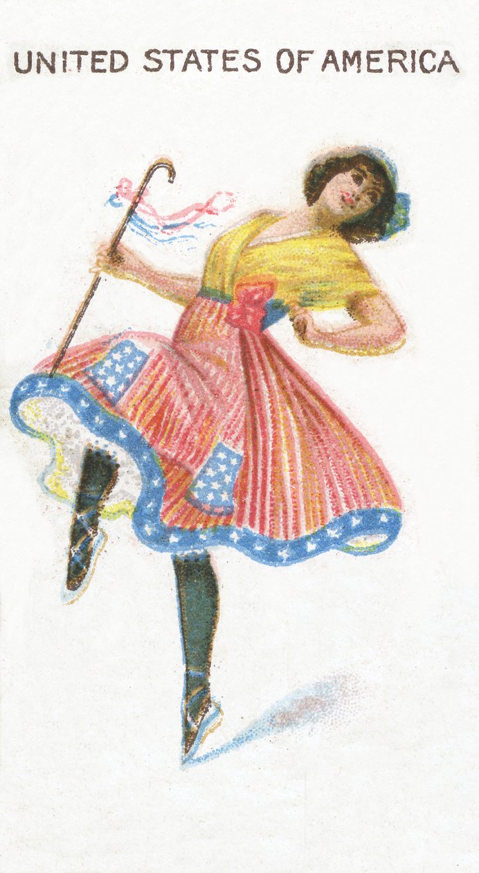 Yhdysvallat, savukekortti, 1915 tekijältä English School
