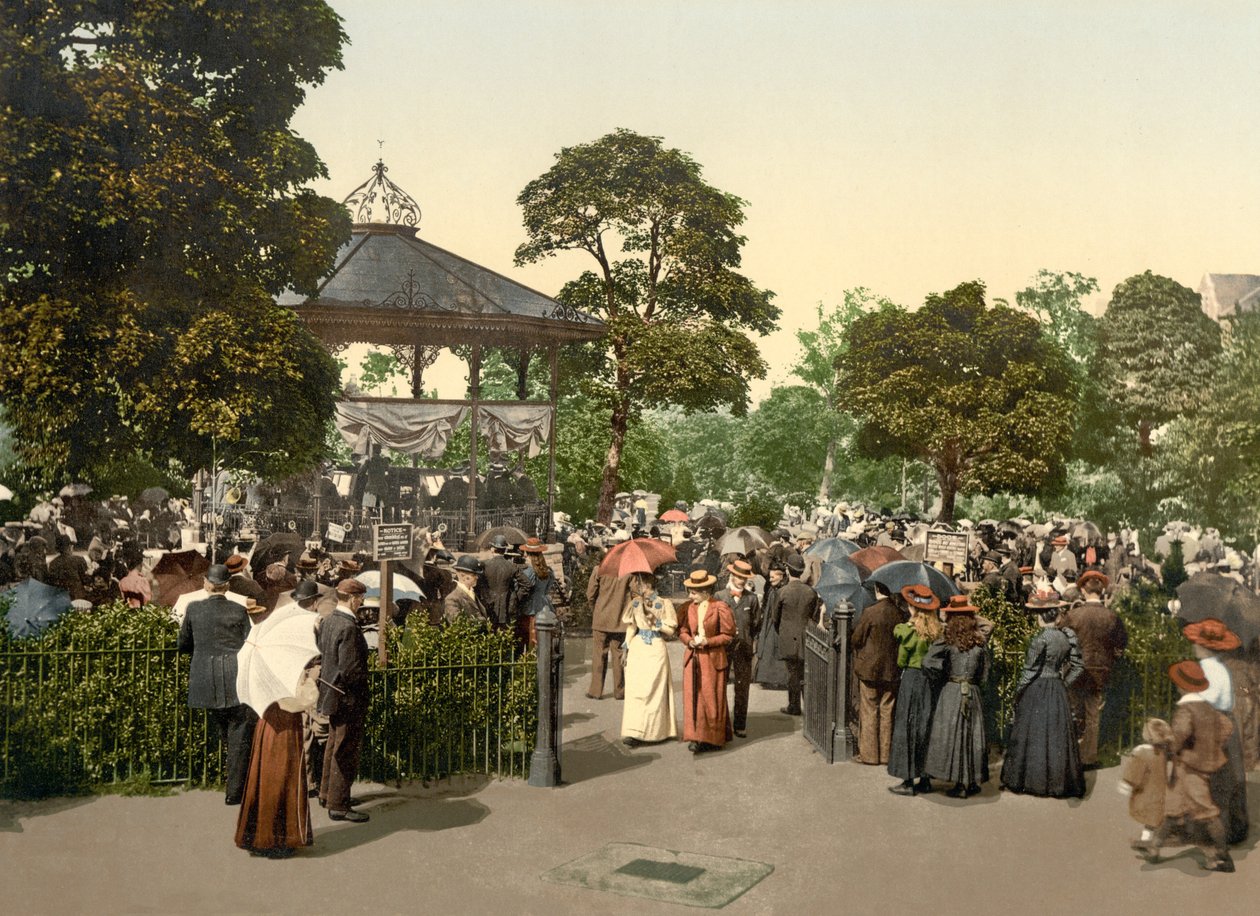 Valley Gardens, Harrogate, pub. 1900 (värilitra) tekijältä English School