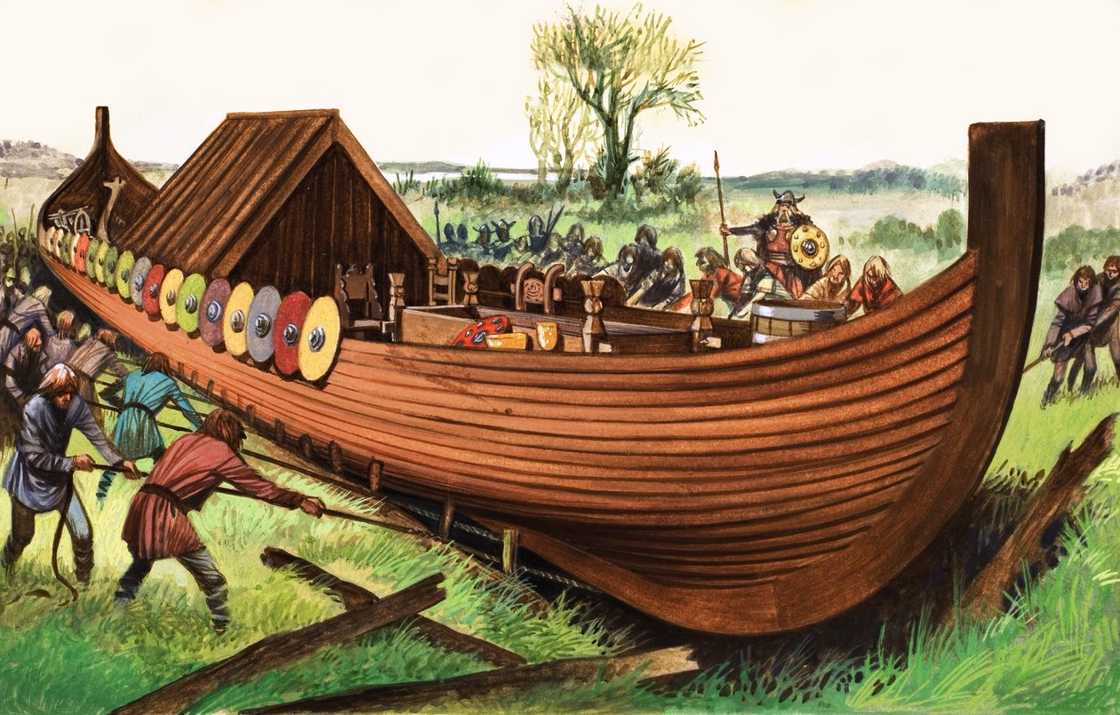Vikingin pitkälaiva tekijältä English School
