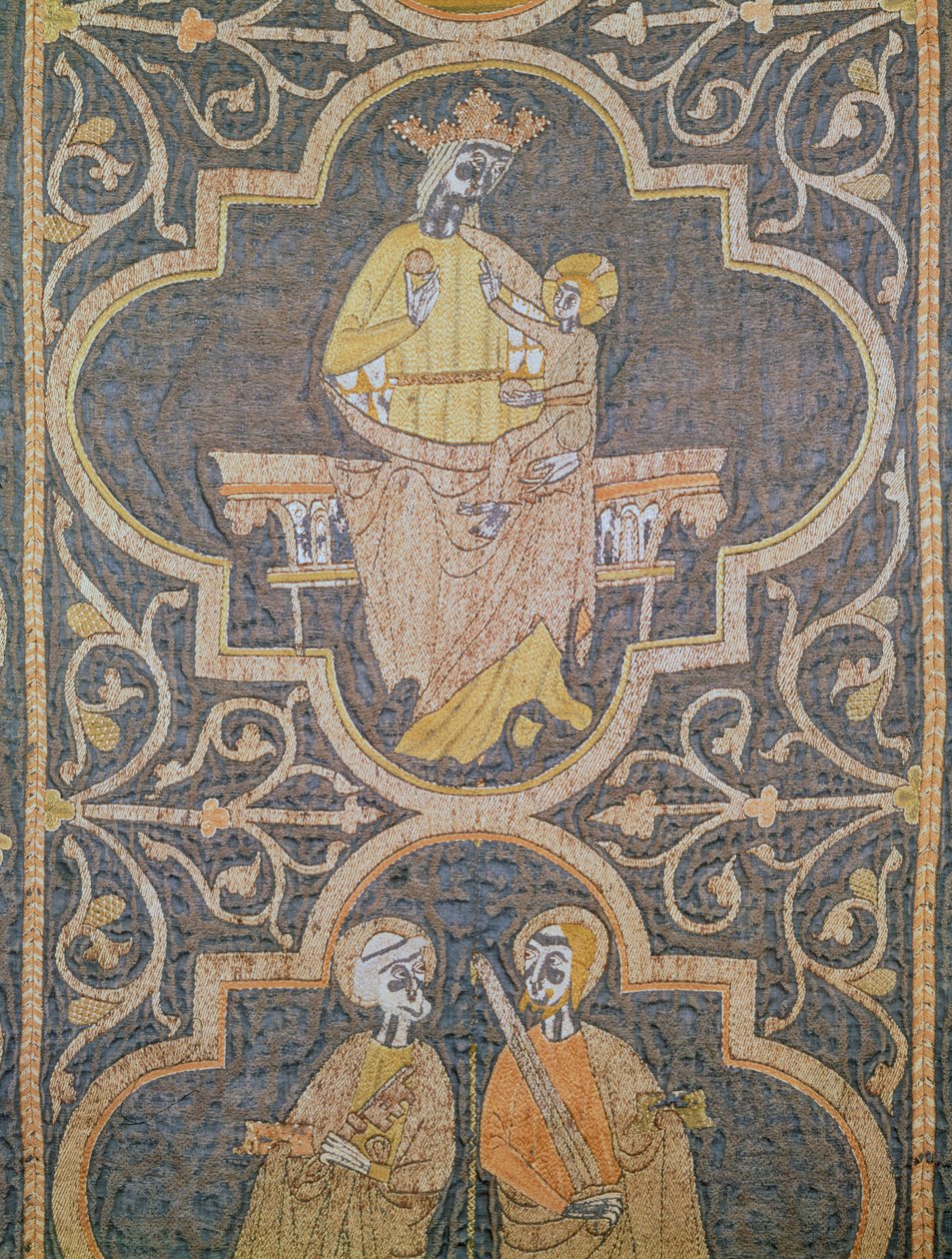Neitsyt ja lapsi, yksityiskohta Clare Chasublesta, n. 1272-1294 tekijältä English School