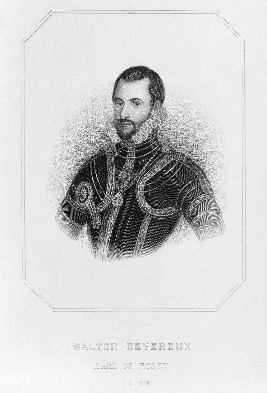 Walter Devereux (1541-76) Essexin 1. jaarli, 2. varakreivi Hereford tekijältä English School
