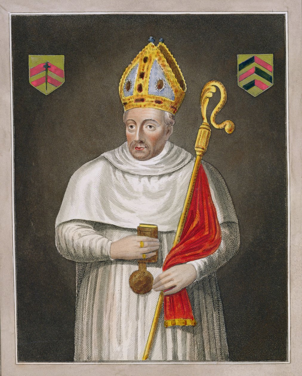 Walter de Merton (k.1277), maalauksen jälkeen Bodleian Galleryssä tekijältä English School