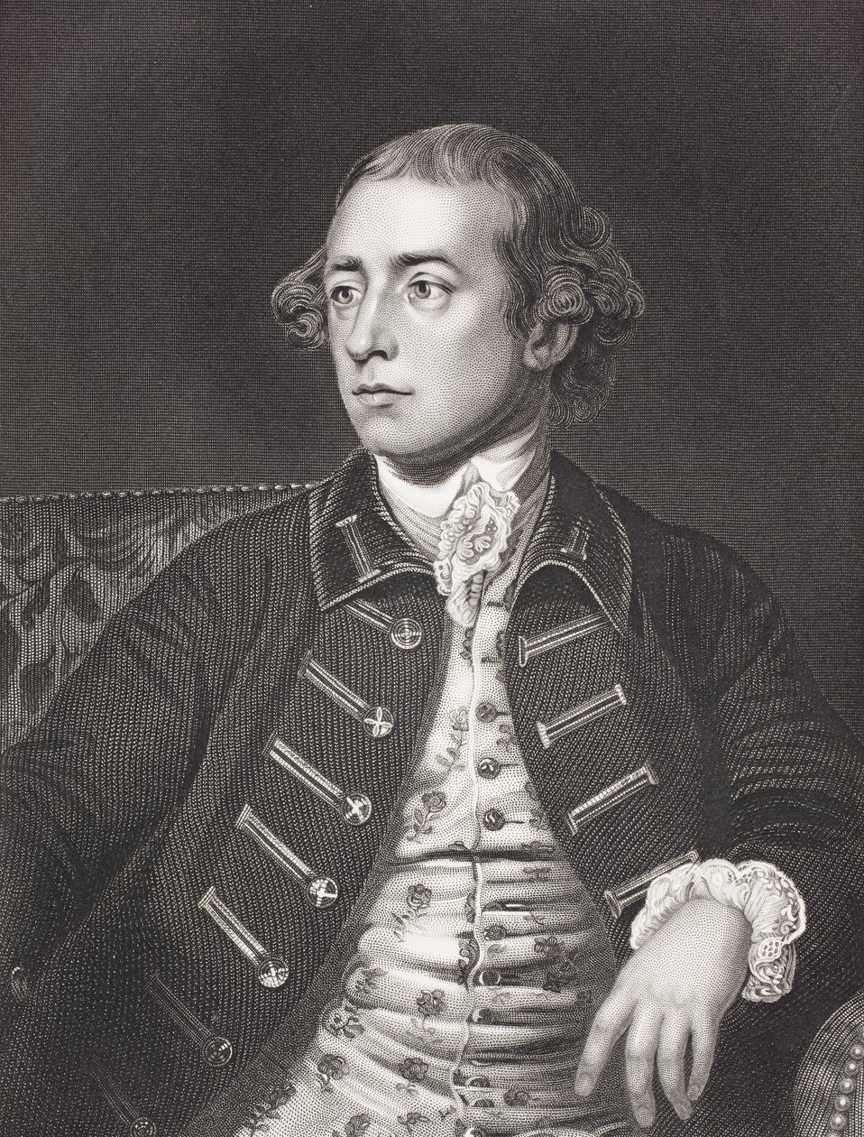 Warren Hastings, Galleria of Historical Portraits, julkaistu noin 1880 tekijältä English School