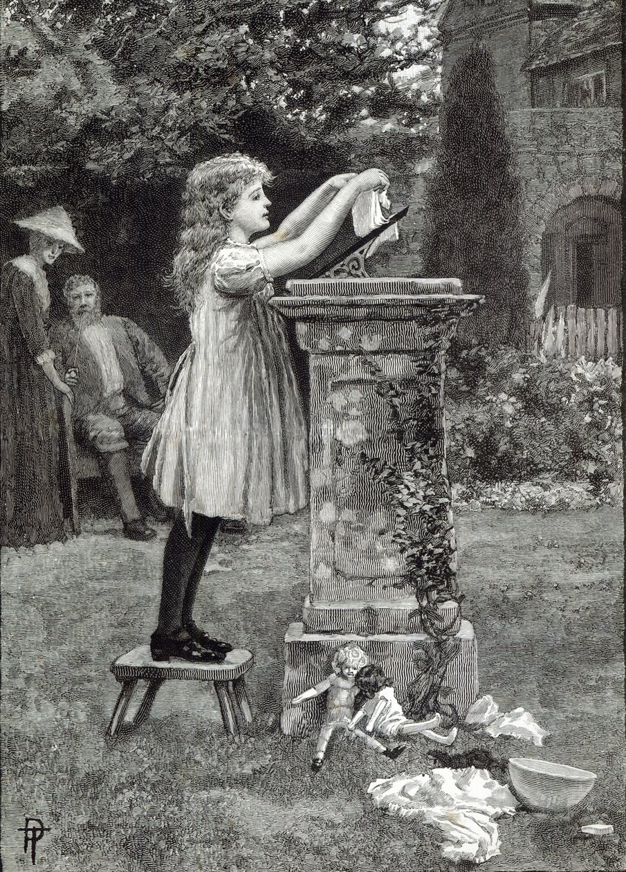 Pesupäivä, Leisure Hourista, vuodelta 1888 tekijältä English School