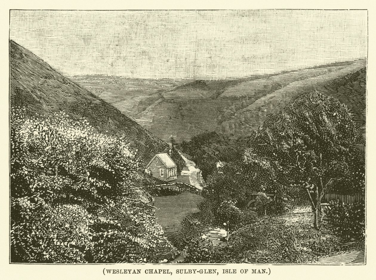 Wesleyan Chapel, Sulby-Glen, Mansaari (kaiverrus) (kaiverrus) tekijältä English School