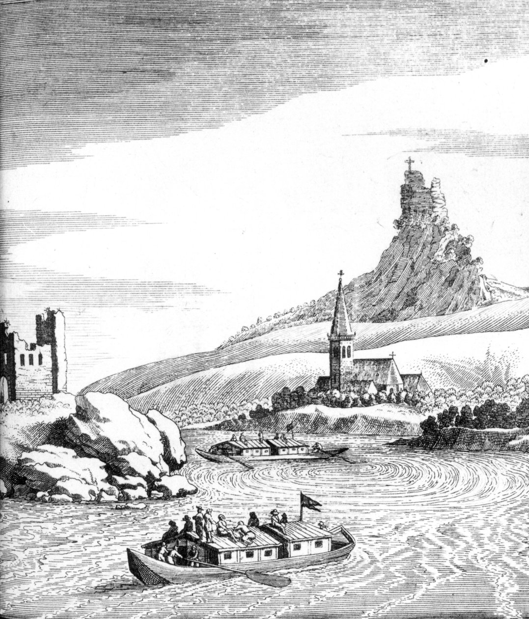 Whirlpool in the Danube, Edward Brownen kertomus useista matkoista, julkaistu 1677 tekijältä English School