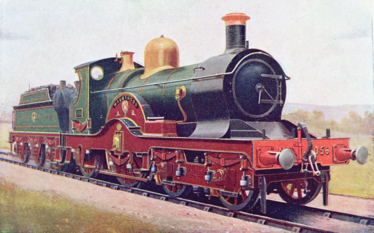 Wilkinson Great Western Railwaysta, kuvitus G. Gibbard Jacksonin kirjasta Locomotive, julkaistu 1924 tekijältä English School