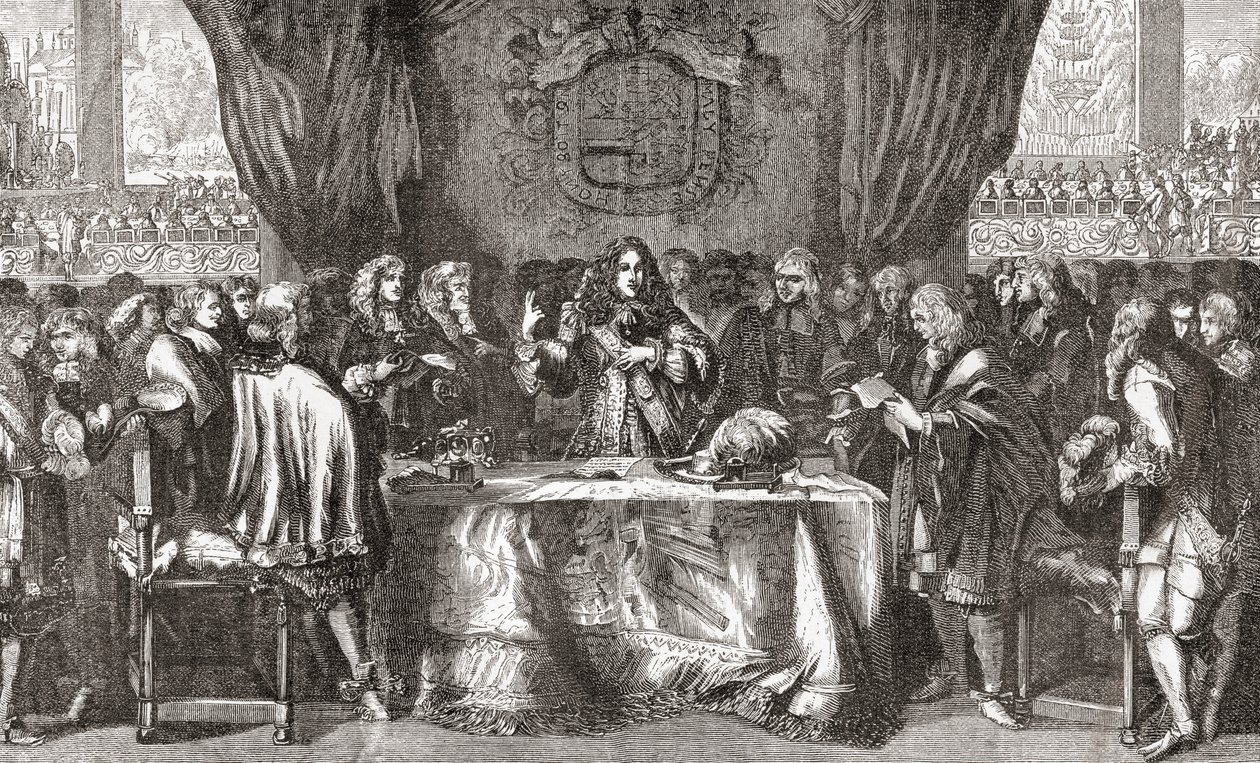 William II, Oranssin hallitsija, Wardin ja Lockin kuvitetusta maailmanhistoriasta, julkaistu noin vuonna 1882. tekijältä English School