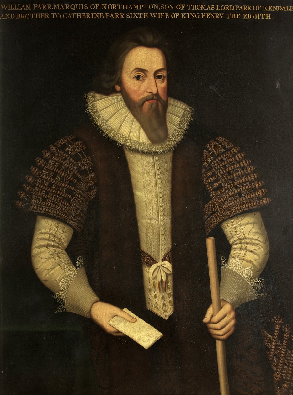 William Parr, Northamptonin markiisi (öljy kankaalle) tekijältä English School