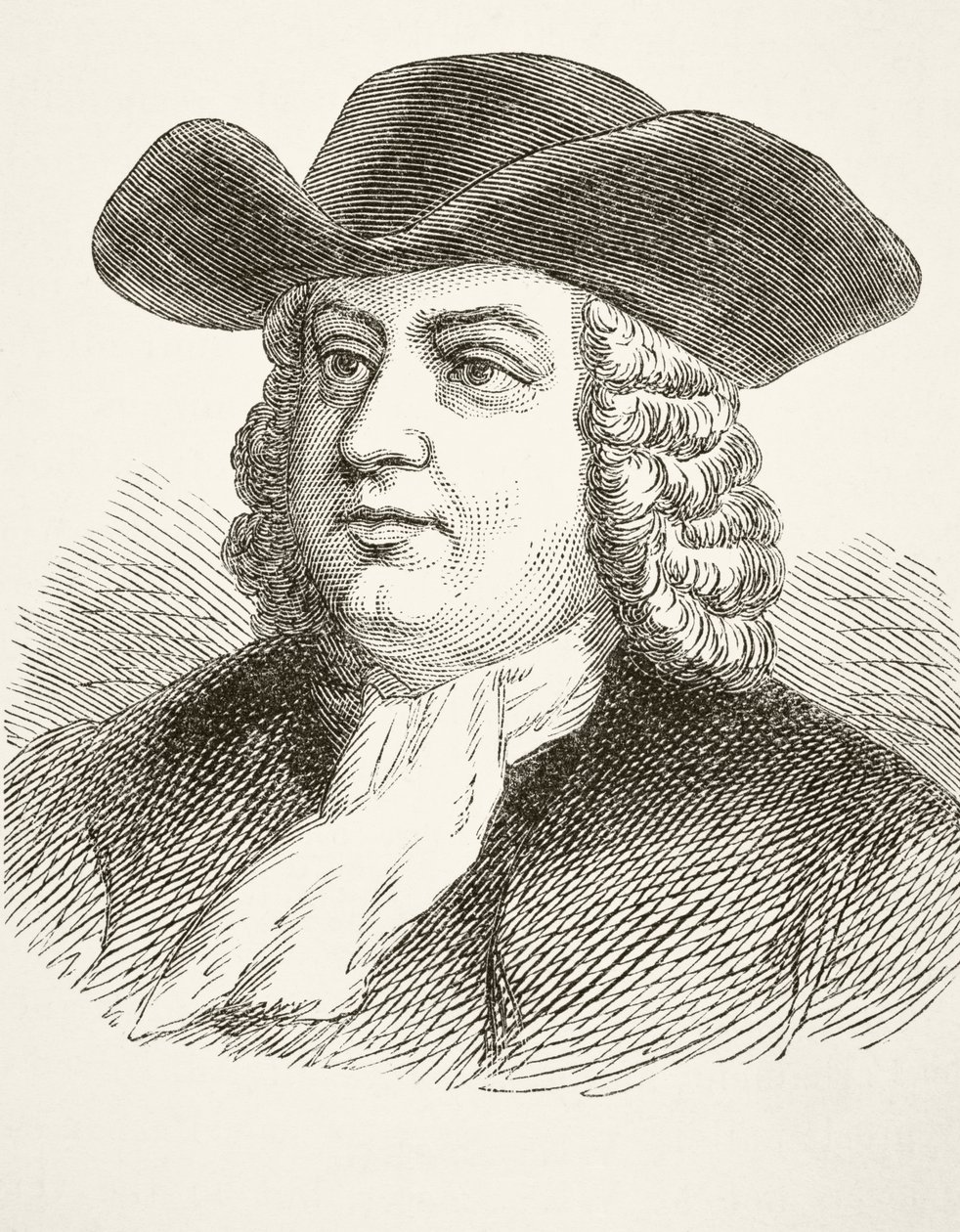 William Penn, William Hickman Smith Aubreyn (1858-1916) teoksesta The National and Domestic History of England, julkaistu Lontoossa, noin 1890 tekijältä English School