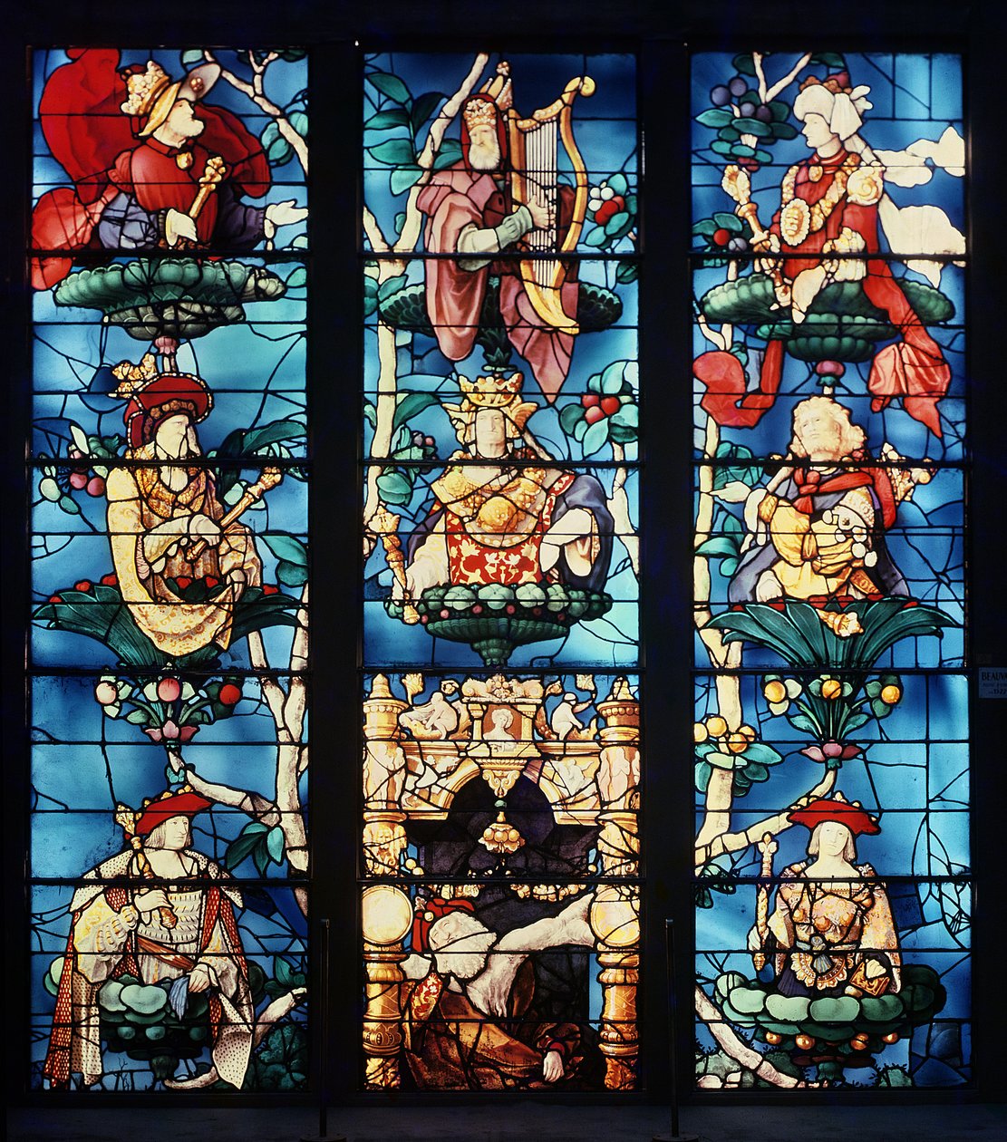 Jessen puu, 1522-24 (lasimaalaus) tekijältä Engrand Leprince