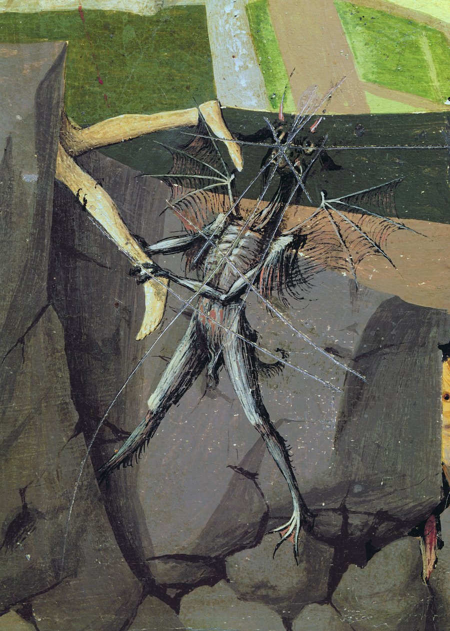 Demon, Neitsyen kruunauksesta, valmistui 1454 (yksityiskohta 57626) tekijältä Enguerrand Quarton