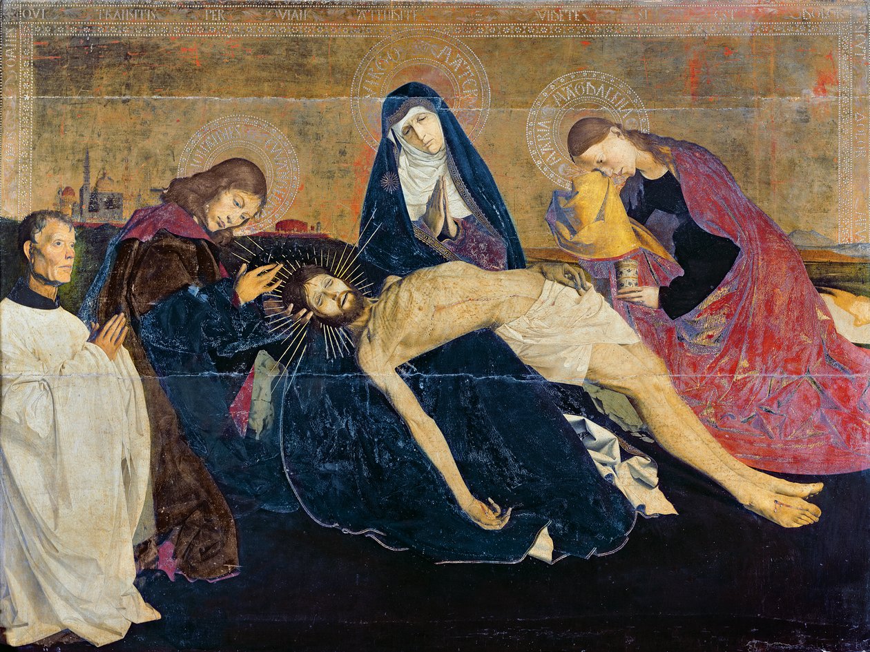 Avignon Pieta, 1450-60 tekijältä Enguerrand Quarton