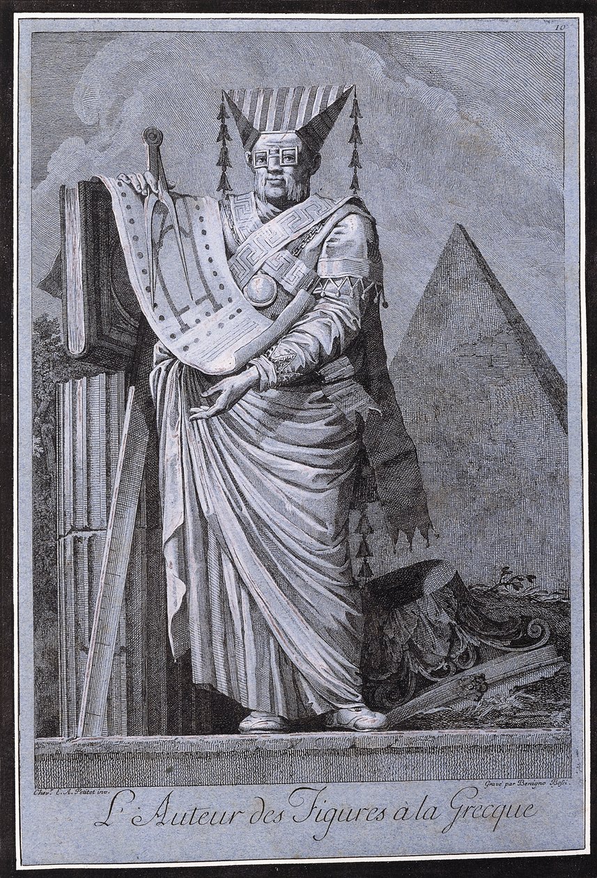Arkkitehti kreikkalaiseen tyyliin, 1771 tekijältä Ennemond Alexandre Petitot
