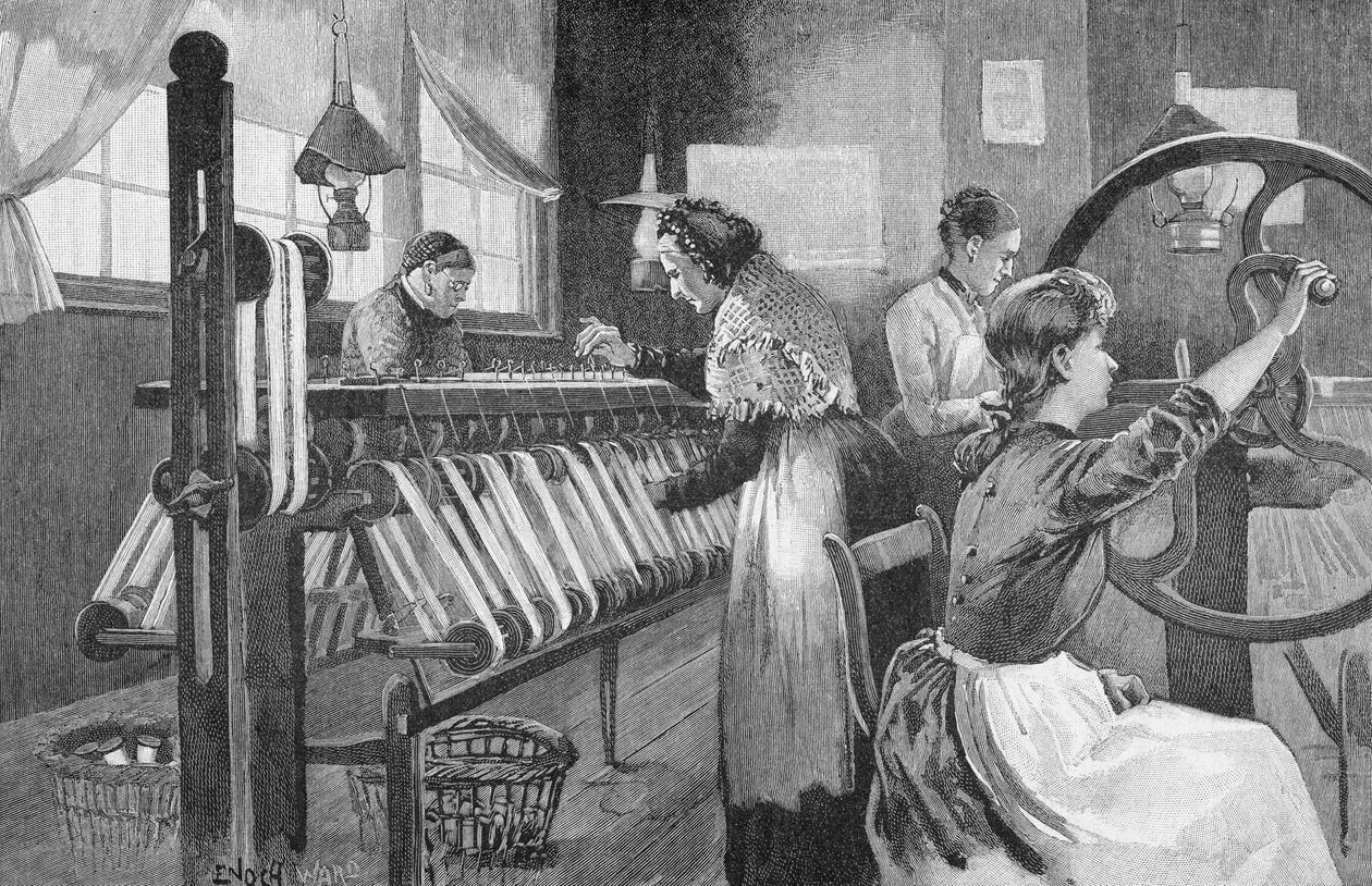 Spitalfields silkkikutojat, 1893 tekijältä Enoch Ward