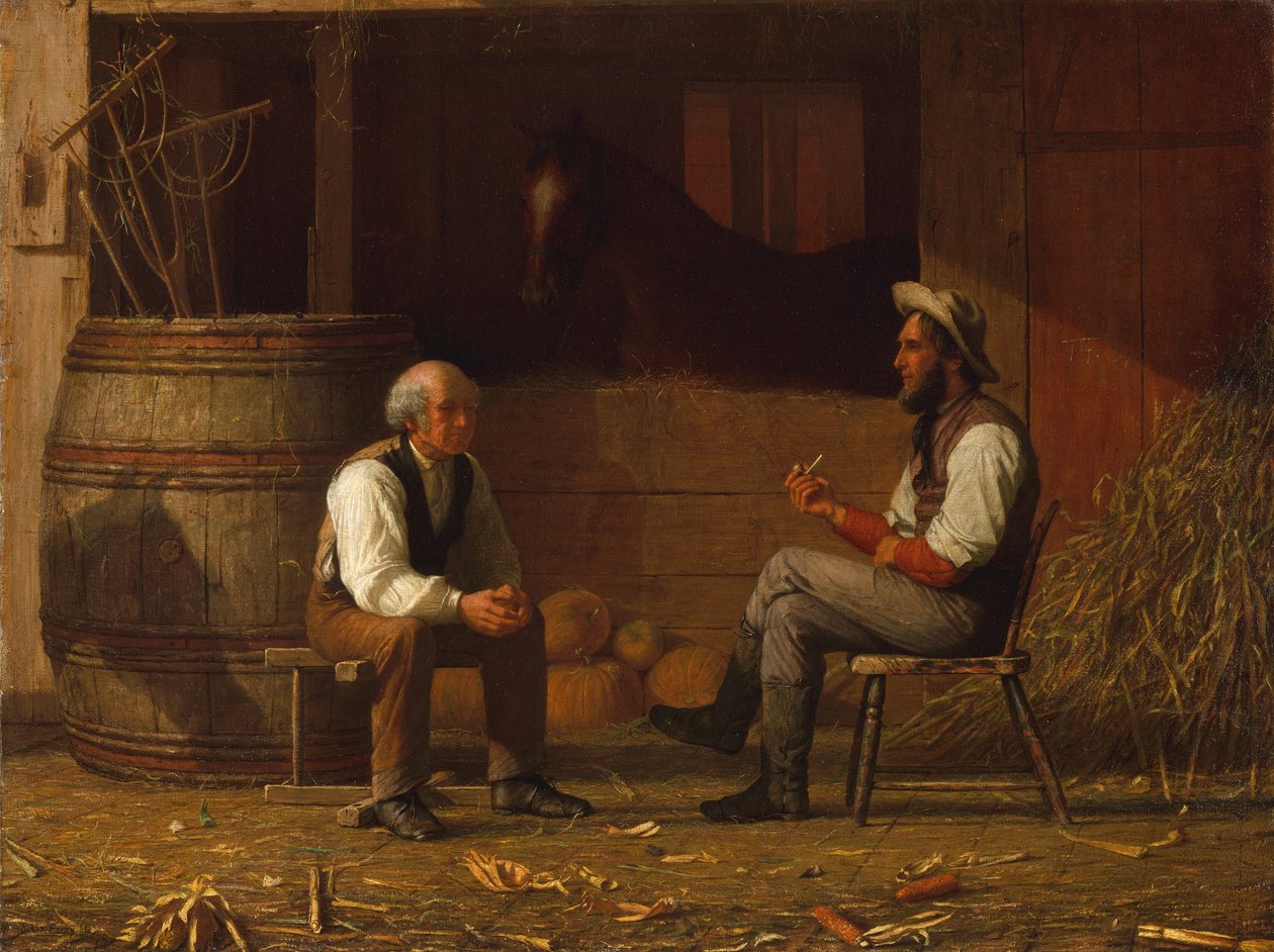Talking It Over, 1872. tekijältä Enoch Wood Perry