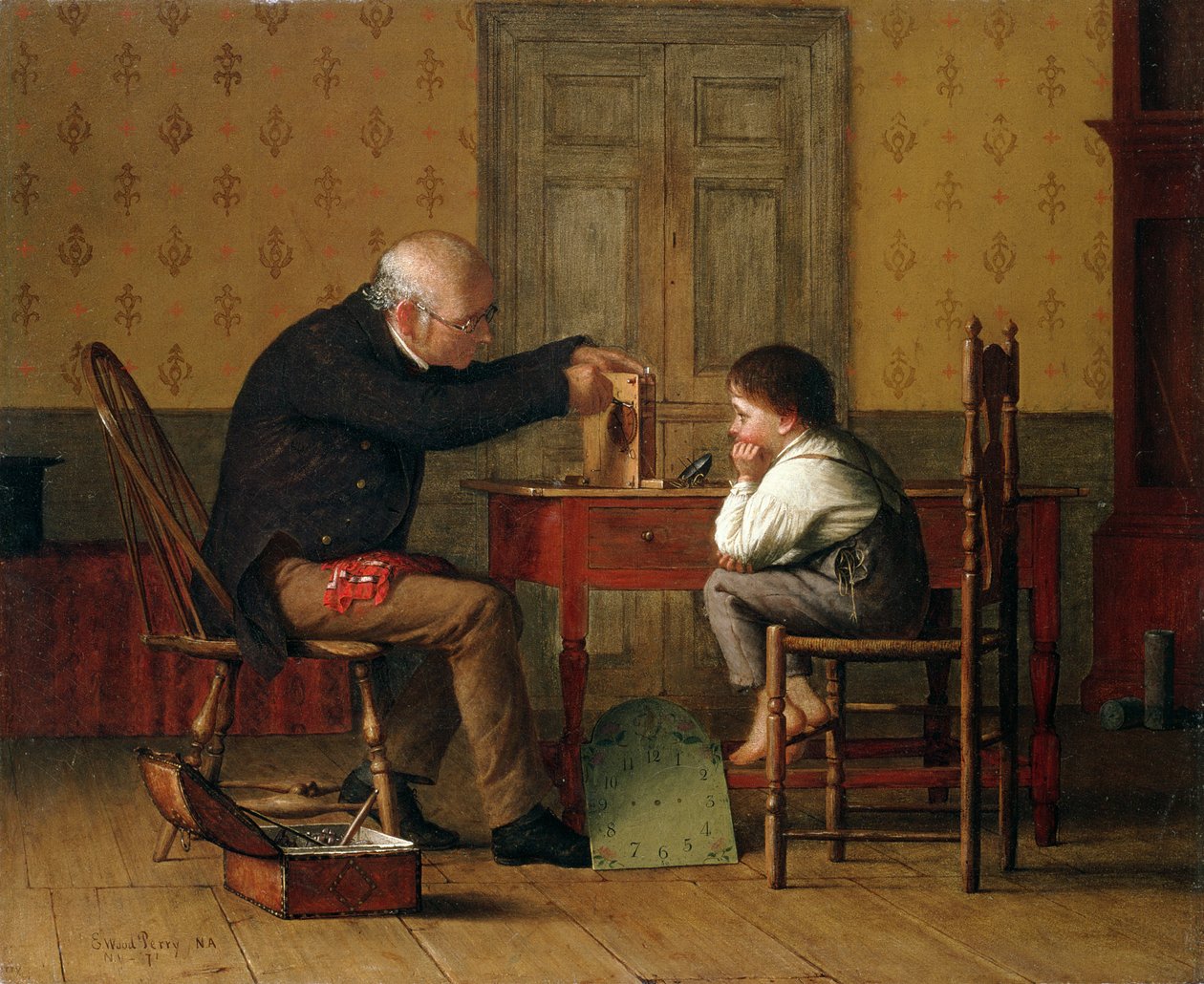 Kellolääkäri, 1871 tekijältä Enoch Wood Perry