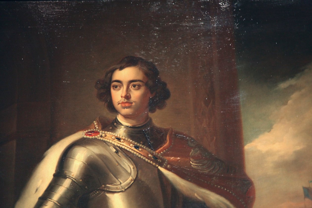 Pietari Suuren muotokuva, 1800-luvun puoliväli tekijältä Enrico Belli