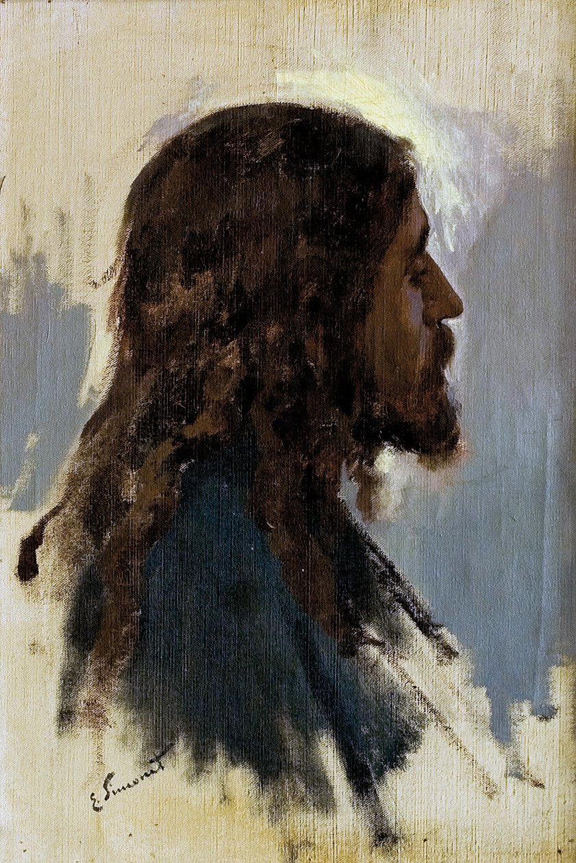 Cabeza de Jesus, Jeesuksen pää tekijältä Enrique Simonet