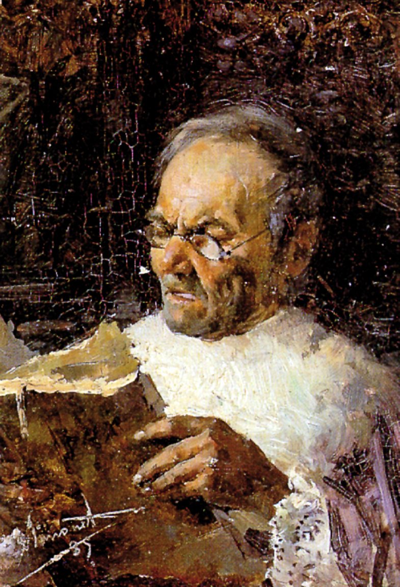 Canonigo leyendoCanonin lukeminen tekijältä Enrique Simonet
