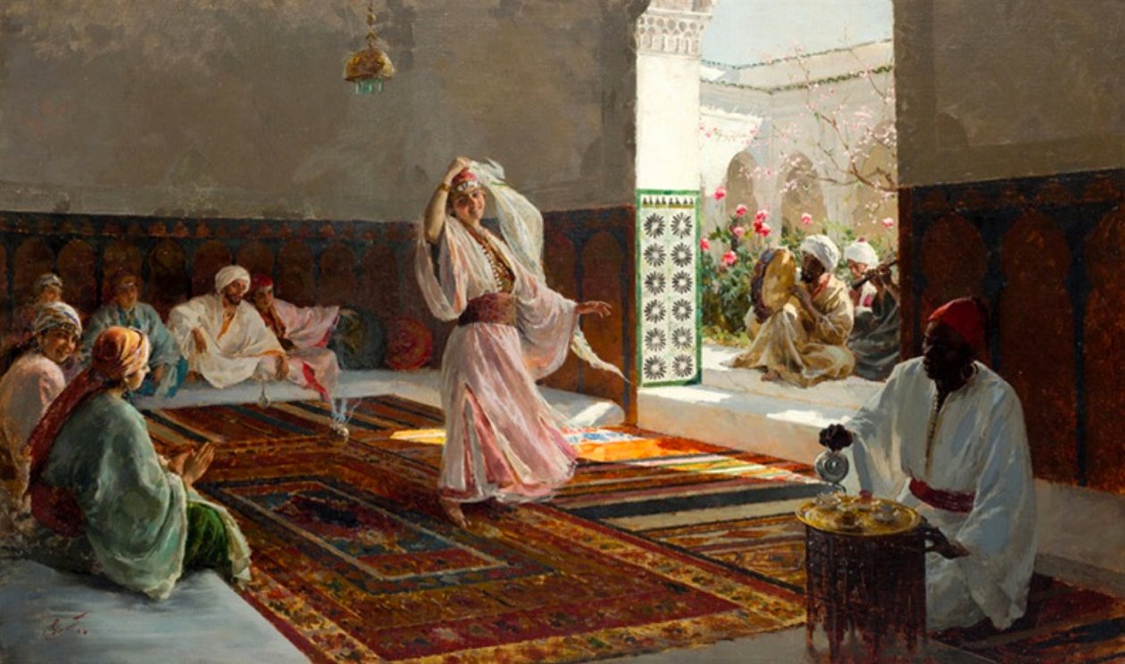 Danza de los velos Veilien tanssi tekijältä Enrique Simonet