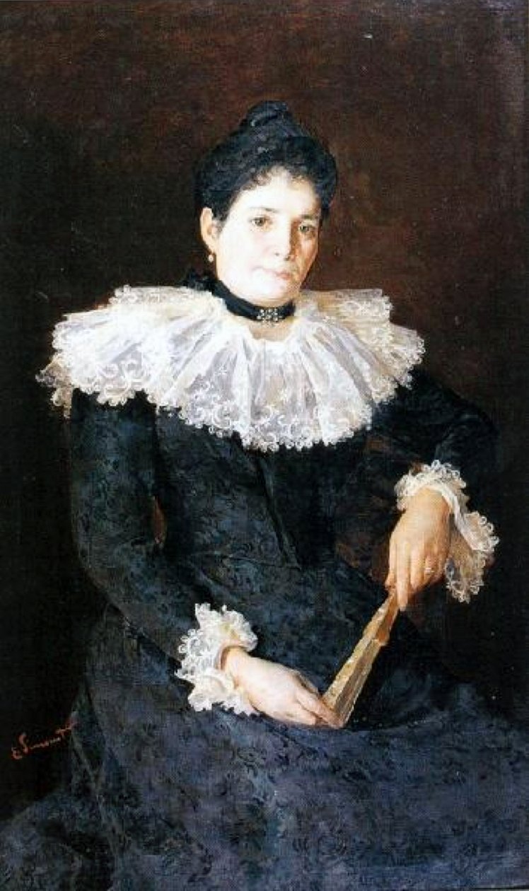 Retrato de senora tekijältä Enrique Simonet