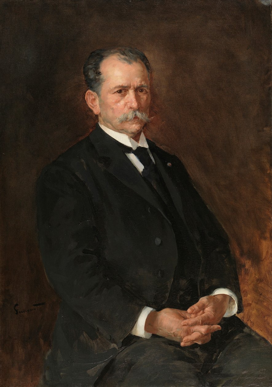 Muotokuva Enrique Simonet Bacasta, taiteilijan isästä tekijältä Enrique Simonet