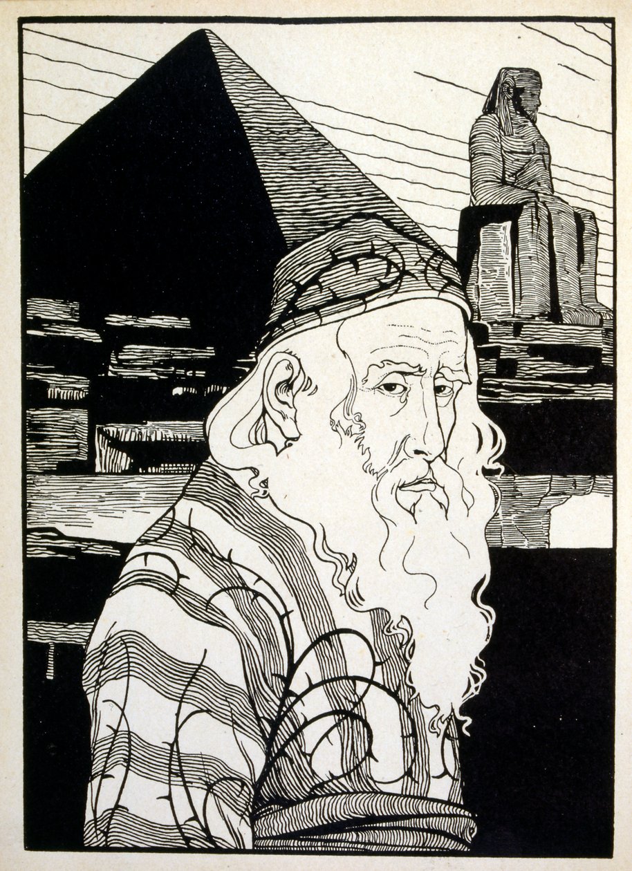Pääsiäinen, kirjasta Juuda, jonka on kuvittanut Ephraim Moses Lilien (1874-1925). Liliania pidetään sionistisen ikonografian isänä, joka on luotu jugendstil-tyyliin (saksalainen jugendtyyli). Hän kuvitti "Juda" (1900), Chrisin kirjoittaman raamatullisen ru tekijältä Ephraim Moses Lilien
