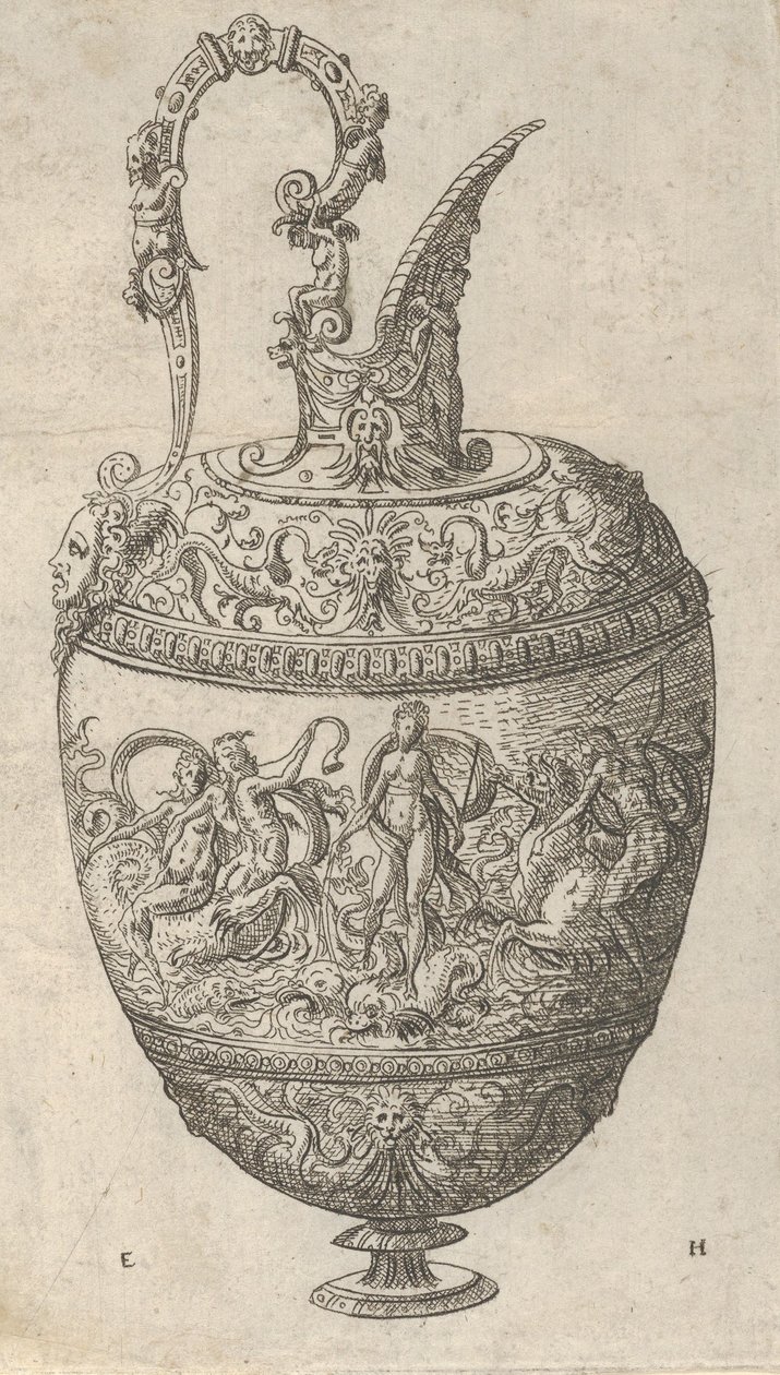 Suunnittelu Ewerille, 1565. tekijältä Erasmus Hornick