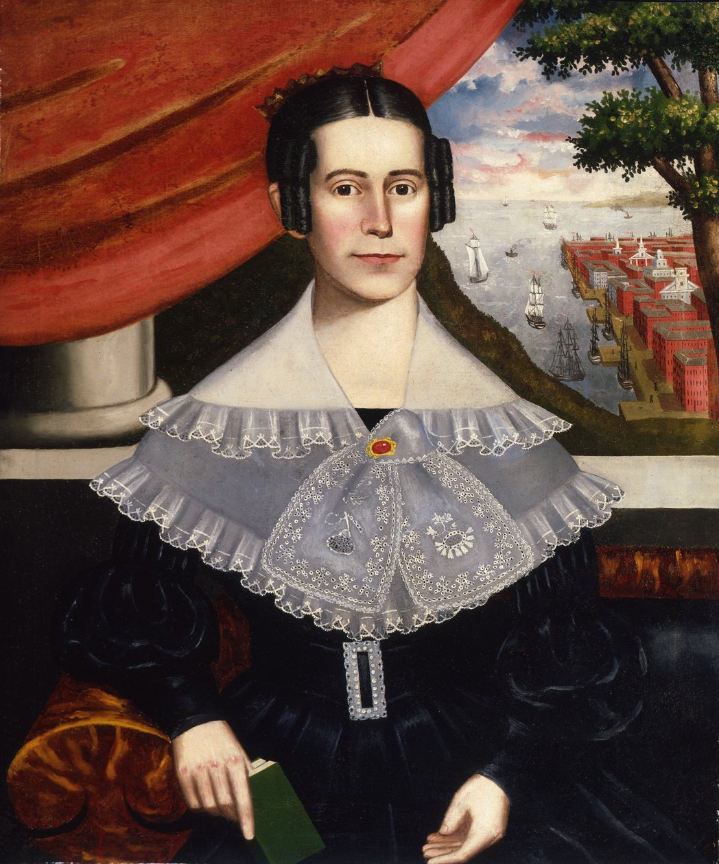 Louisa Galland Cook Moore, 1838 tekijältä Erastus Salisbury Field
