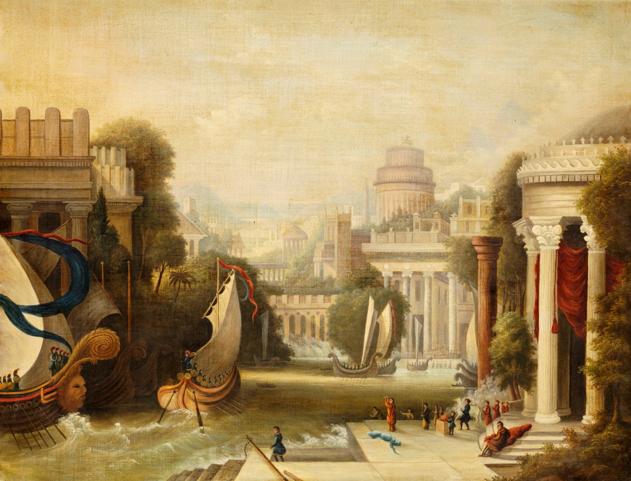 Ulysseksen laivaus, 1842-50 tekijältä Erastus Salisbury Field