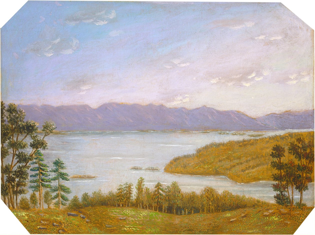 Leverettin lampi tekijältä Erastus Salisbury Field