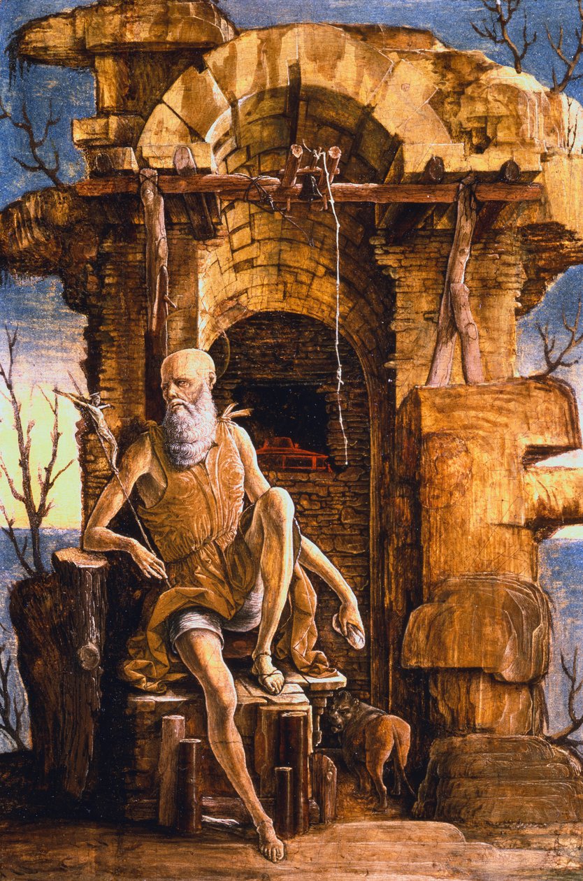 "Jerome autiomaassa", 1400-luvun loppu tekijältä Ercole de