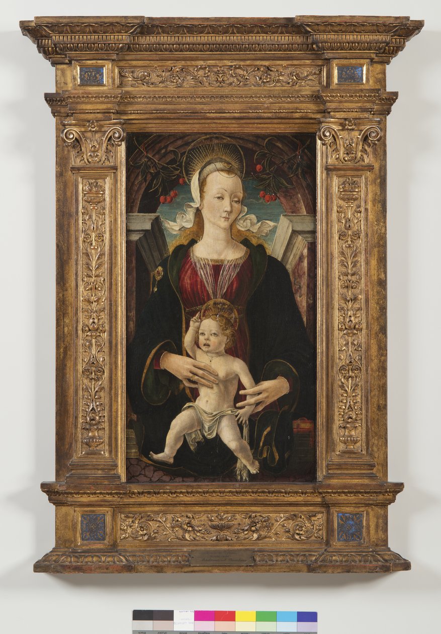 Madonna ja lapsi, 1470-80 tekijältä Ercole de Roberti