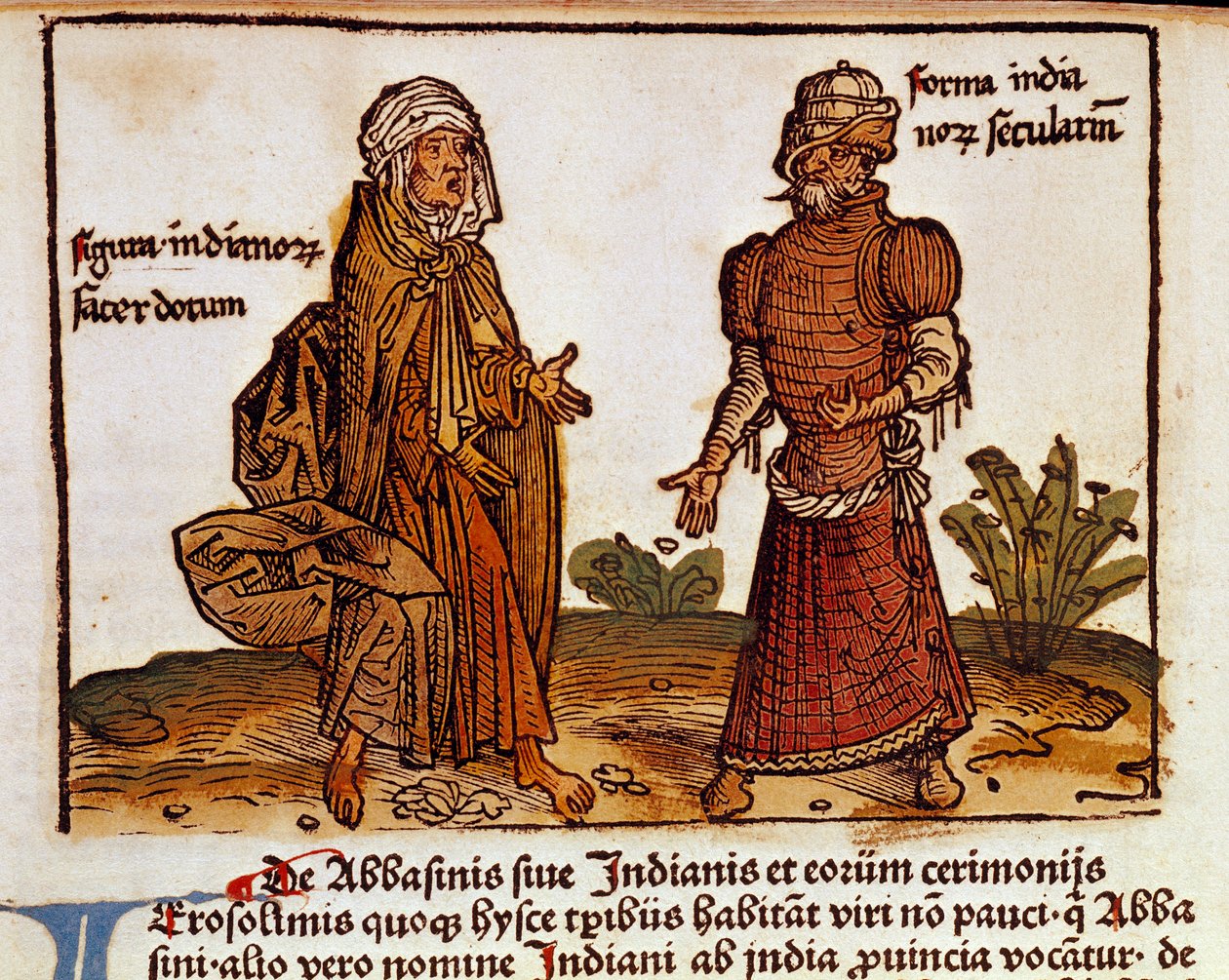 Kuvaus Bernard of Breydenbachista (Breidenbach) (1454-1497) Erhard Reuwichin kuvilla tekijältä Erhard Reuwich
