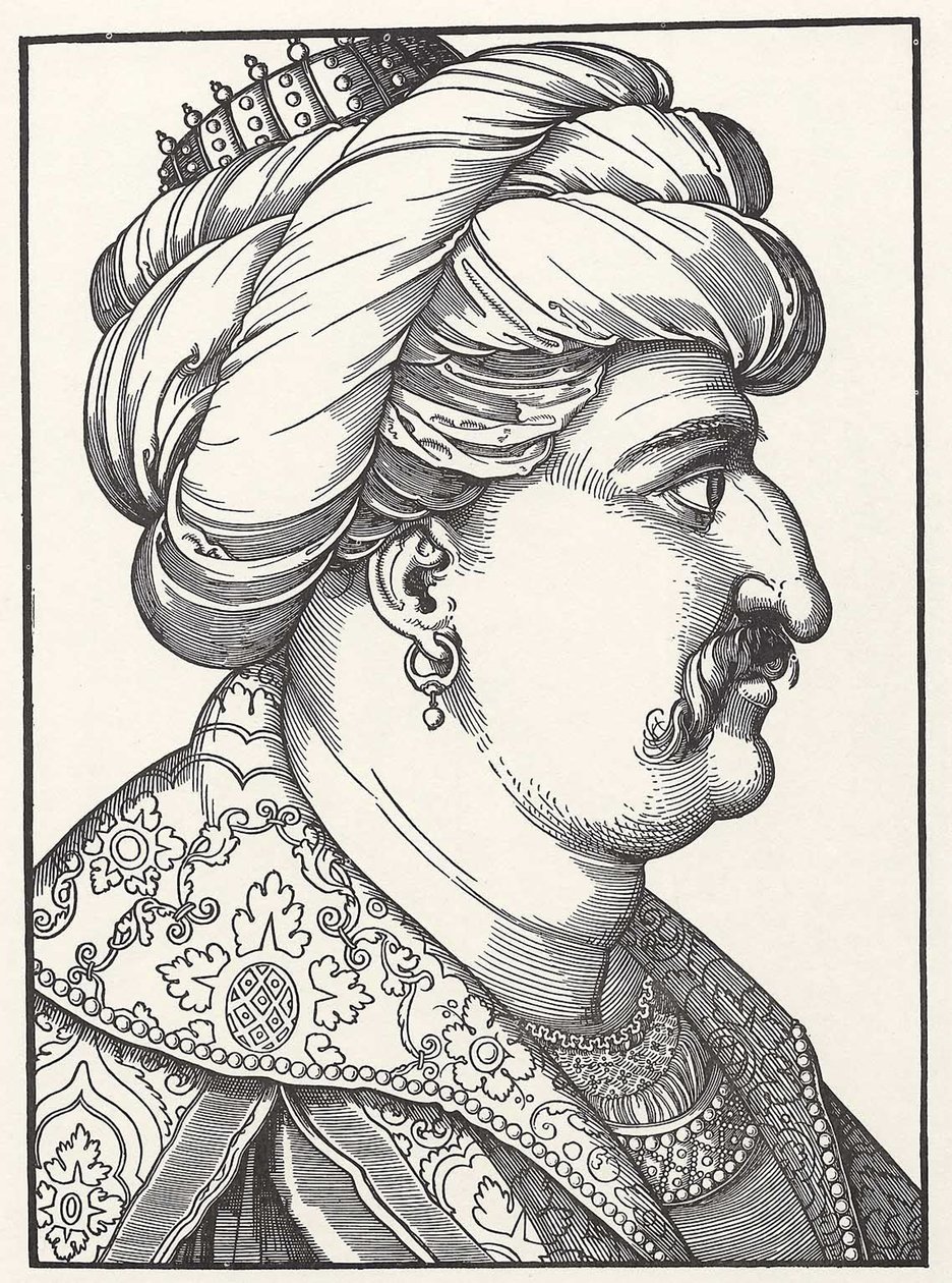 Muotokuva sulttaani Suleiman I Suuresta tekijältä Erhard Schon