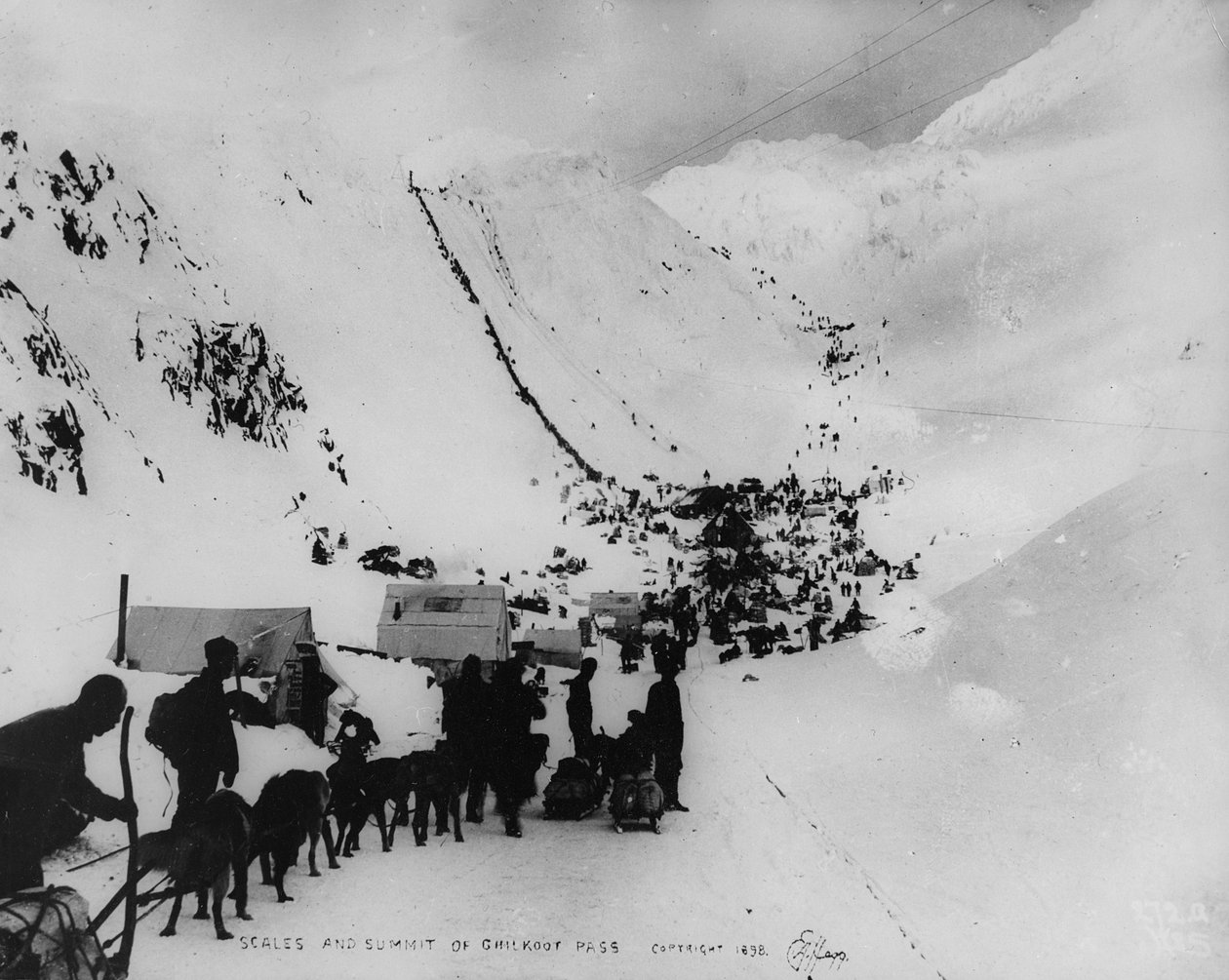 Chilkoot Passin asteikot ja huippu, Murray Cromwell Morganin "One Man