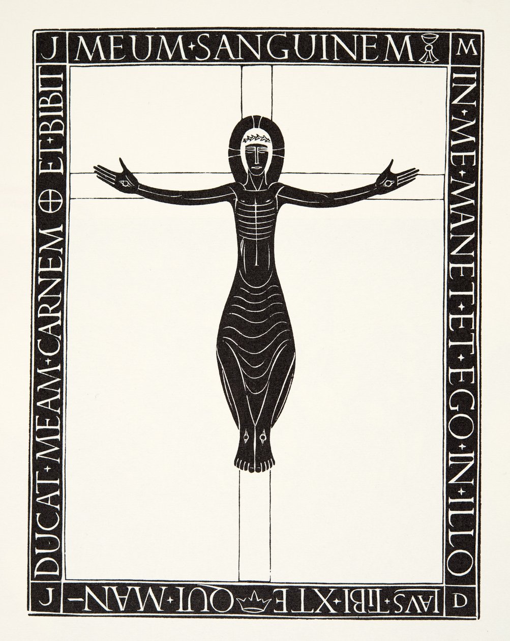 Krusifiksi tekijältä Eric Gill